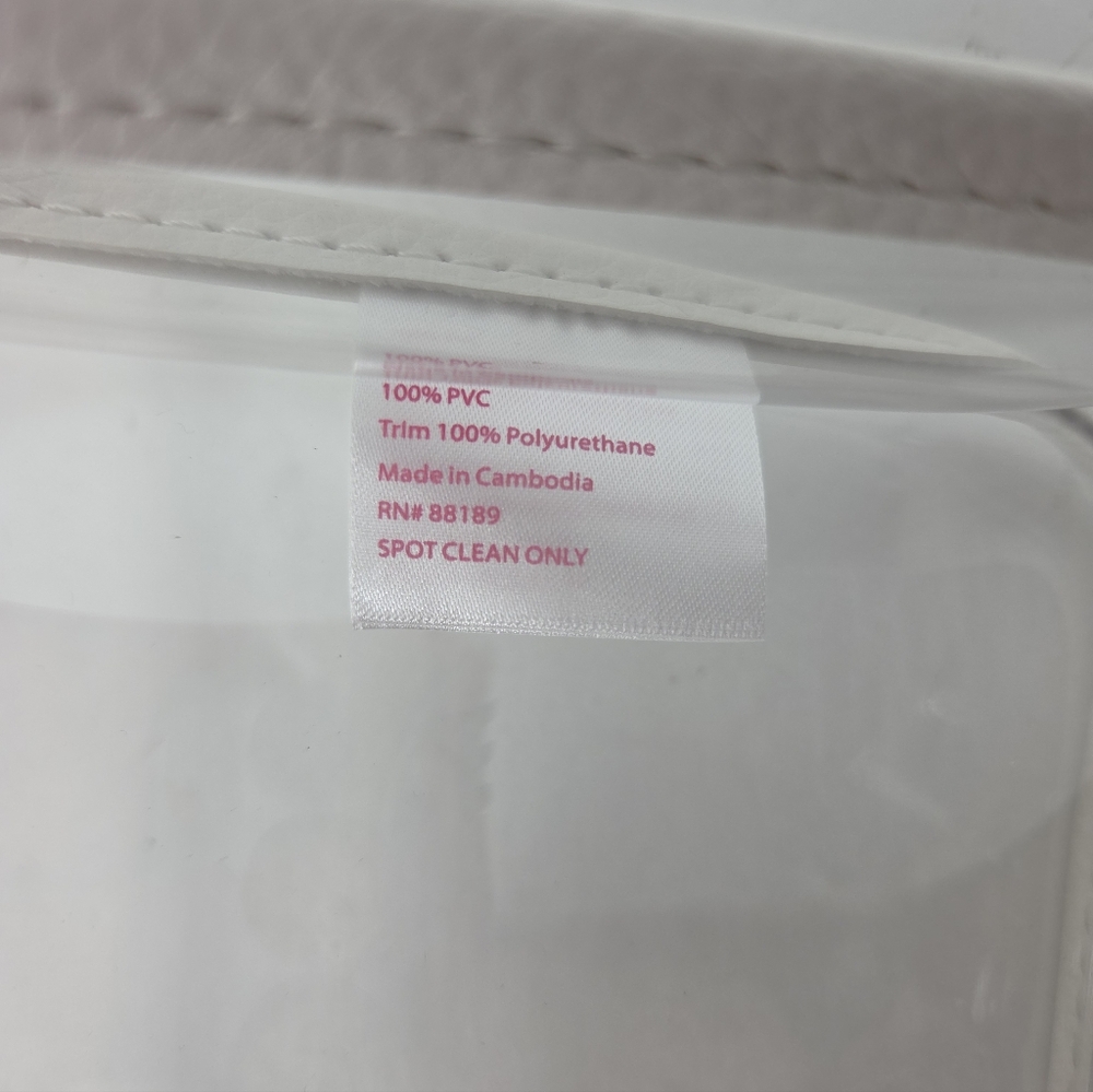 Lilly Pulitzer Amberlie Clear Crossbody Bag Chain Detail NEW - Picture 7 of 10
